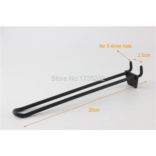 20mm Price Label Promotion Plastic Hanging Hook Injection Fit For Special Paper hole Mesh Backboard hook