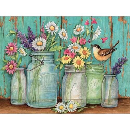 Flower scenery, diamond cross embroidery, 5D square/round diamond painting, diamond mosaic, home decoration, Halloween gifts