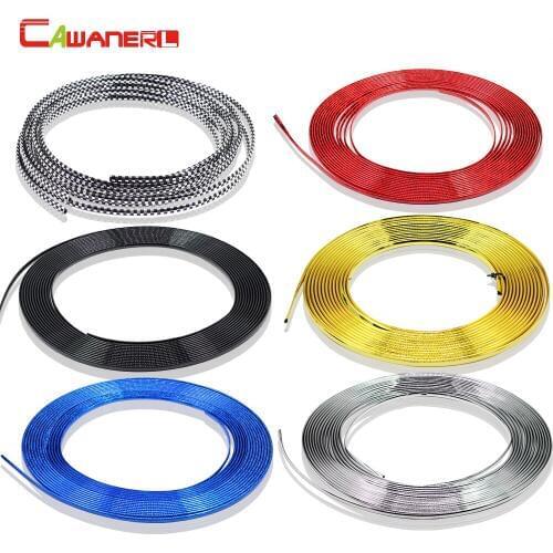 Cawanerl Car Decorator Chrome Trim Sticker Auto Decoration Strip Car-Styling For Toyota Fiat Acura Honda Subaru Ford Buick