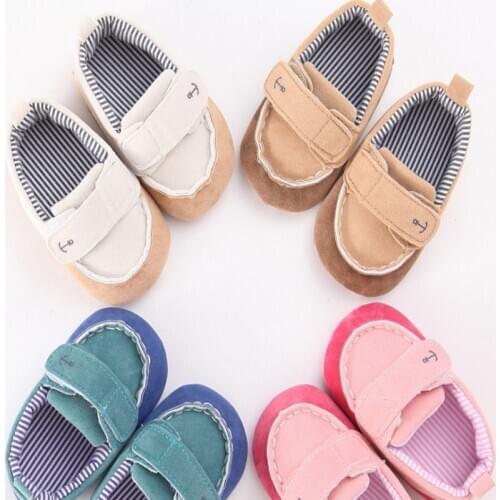 New Fashion Baby Boys Girls Kids First Walkers Infant Toddler Handsome Classic Sports Soft Sole Shoes Sneakers