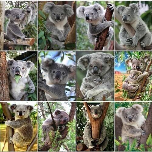 EverShine Diamond Painting Koala Mosaic Kits Diamond Embroidery Full Square Animal Cross Stitch Handmade Hobby Gift Needlework
