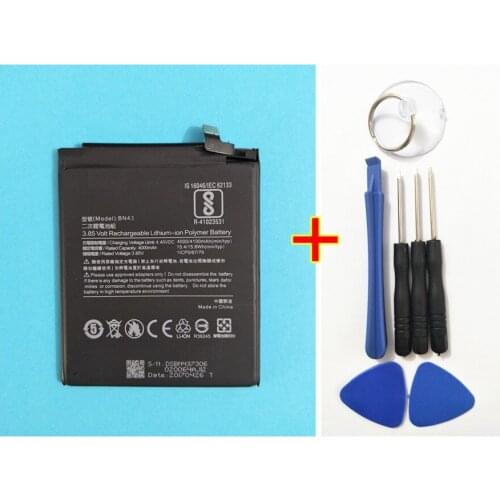 +Tools ! AZK New 4000mAh BN43 Battery For Xiaomi Redmi Note 4X 4 X 5.5inch hongmi note 4x phone battery + valid track number