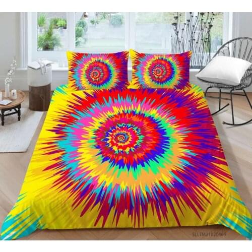 Hot Style Soft Bedding Set 3d Digital Bohemian Printing 2/3pcs Duvet Cover Set Single Twin Double Full Queen King Bedclothes