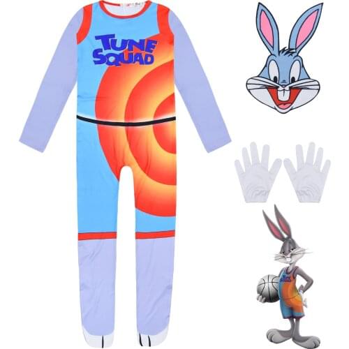 Movie Space Jam 2 Jersey James Halloween Costume Boys Girls Tune Squad Cosplay Costumes Kids Birthday Gift Carnival Clothing