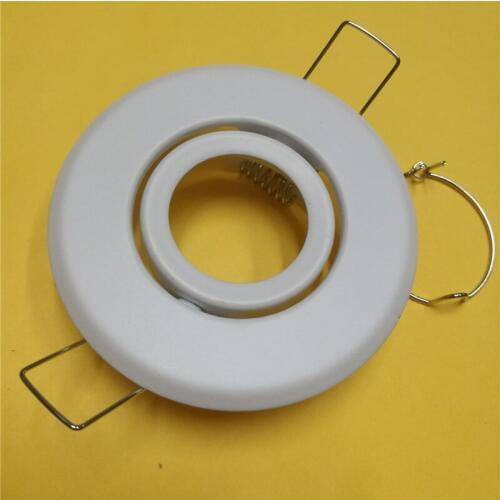 Ceiling Light Bracket MR11 Light Holder Socket \ led lamp cup fixtures lampshades white D70MMX Hole 45MM 10PCS