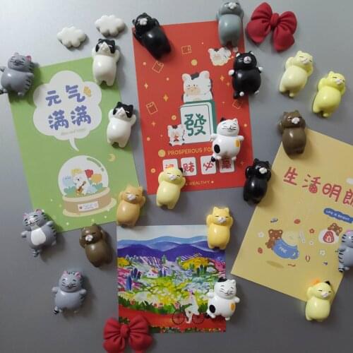 Refrigerator Magnet Stickers, Home Decorations, Exquisite Cat Pattern Refrigerator Stickers, Gifts
