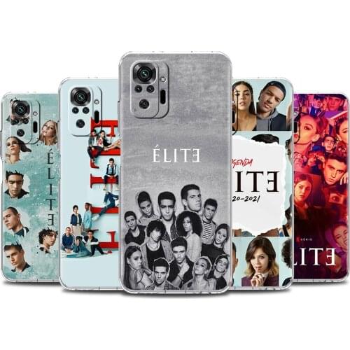 Soft Clear Case For Xiaomi Redmi Note 10 9 8 Pro 9S 10S 8T 9A 9C K40 7 9T 8A Shockproof Silicone Phone Cover TV Show Elite Funda