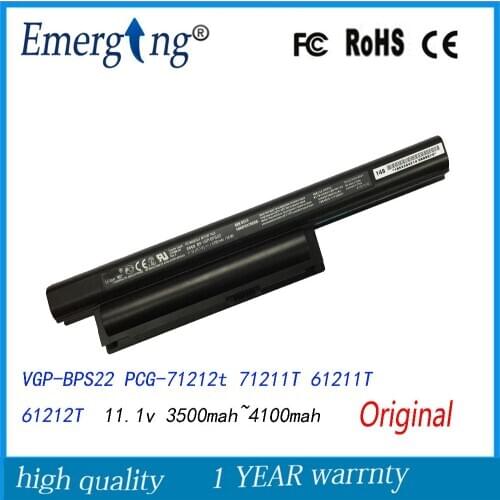 Original New Laptop Battery for SONY VGP-BPS22 PCG-71212t 71211T 61211T 61212T