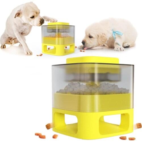 Pet Slow Food Feeding Pet Dog Cat Automatic Feeder Bowl Container Supplies Interactive Smarter Safety Pet Food Dispenser