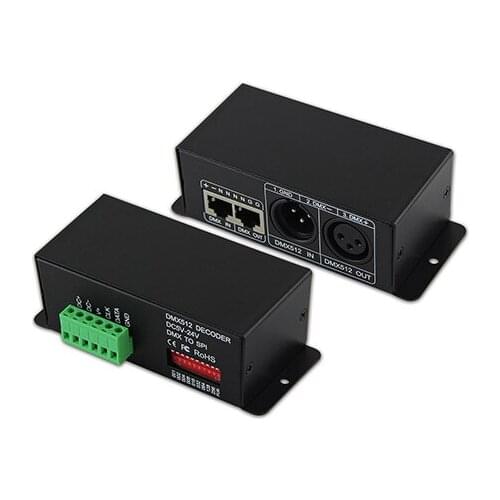 Support IC TLS3001 TLS3002 data LED light DMX 512 rgb Decoder