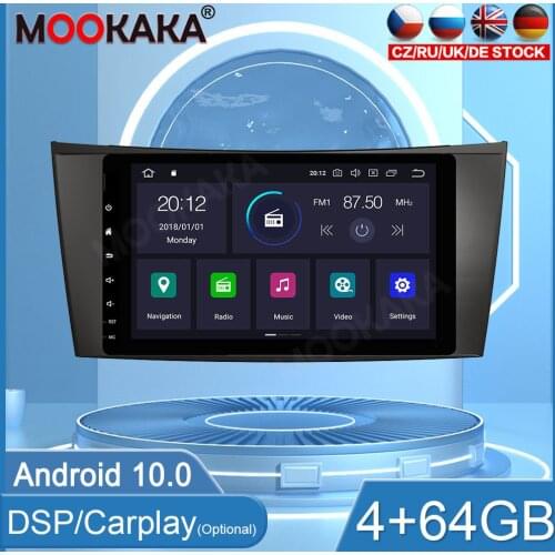 PX6 4+64GB Android10 For Benz E-Class W211 CLS W219 Car Multimedia Player GPS Navigation Audio Stereo Screen DVD Head Unit WIFI