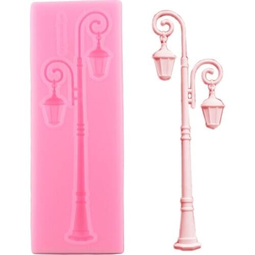 Sugarcraft Street Lamp Silicone Mold Fondant Mold Cake Decorating Tools Chocolate Gumpaste Mold