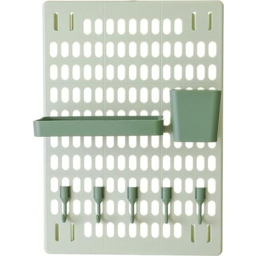 Nordic Style Storage Rack Box Hooks Shelf For Bathroom Kitchen Bedroom & Decoration Designed By Yourself Place Toy Flower Etc