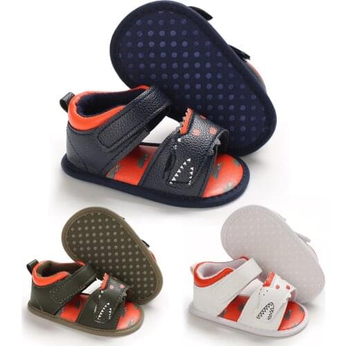 #VW Cartoon Infant Toddler Baby Shoes Cotton Soft Sole Summer Non-Slip Hook & Loop Walking Shoes Prewalker Sandals сандали