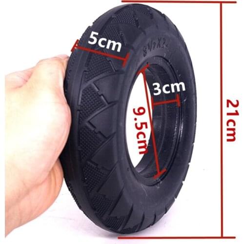 200x50 Non Inflatable Explosion Proof Solid Tire 8 1/2x2 Electric Scooter Tire Can Not Be Punctured for Xiaomi M365
