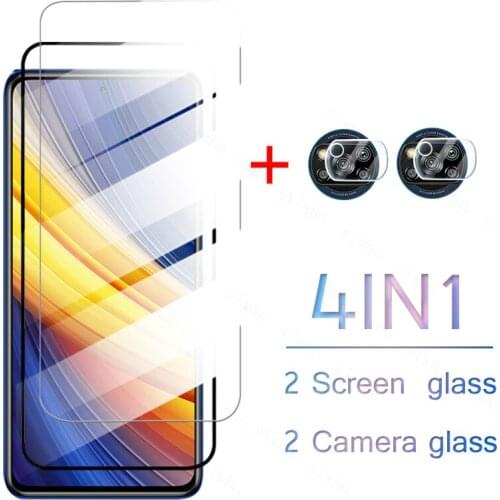 Poco x3 pro tempered glass for redmi note 10 note 9 10pro max screen protector camera lens protective glass on redmi note9 glass