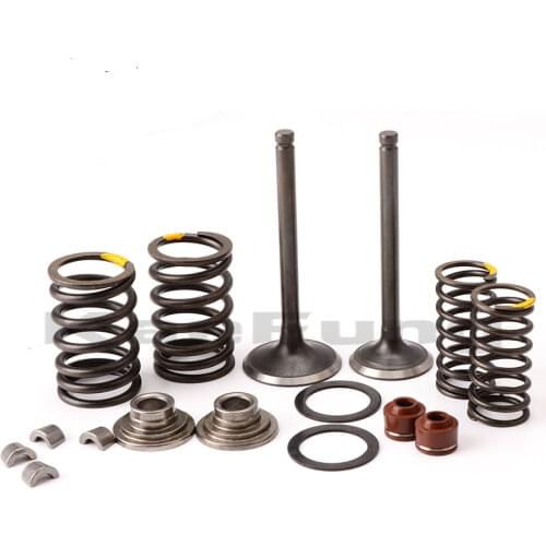 Motorcycle parts LF 125 cc LIFAN horizontal engine intake and exhaust valves Kit with Valve Springs X 4 EXTRA STIFF