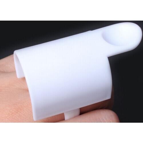 10pcs White Pro Wonder Lash Signature Eyelash Extension Glue Ring with Eyelash Pallet Set 1pcs