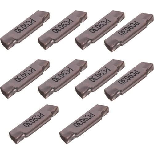 10Pcs MGMN200-G LDA Insert for MGEHR/MGIVR Grooving Cut Off Tool Suitable for MGEHR1010-2