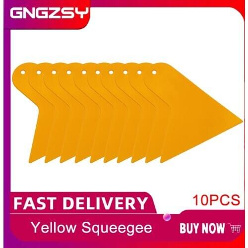 10PCS Carbon Fiber Vinyl film Wrapping Scraper Tools Bubble Window Wrapping Film Squeegee Scraper Car Styling Stickers 10A04B