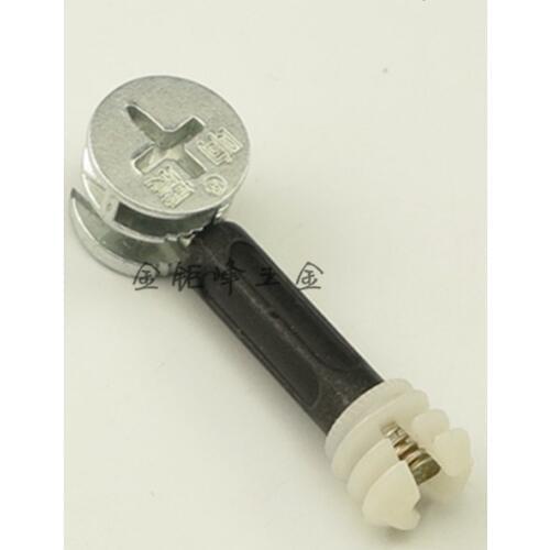 10pcs Three in one screw, furniture connector, clothes cabinet, desk, link, fixer, eccentric wheel nut connection