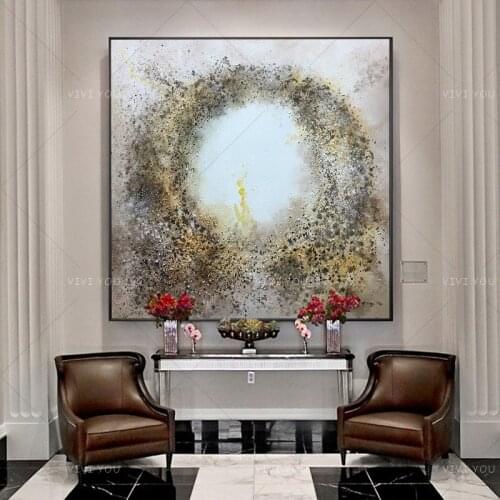100%Handmade painting Abstract Frameless Picture On Wall Modern Oil Painting Unique Gift For Living Room
