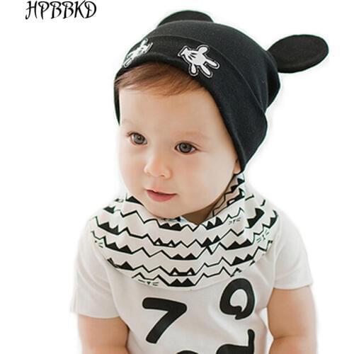 2020 Baby Boys and Girls Hat Newborn Baby Cotton Skullies Love mama print Caps Hats For Baby Kids Knitted Beanies Cap BH022