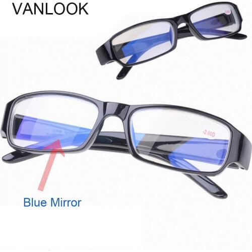 Antistress Glasses To View Optics Frame With Blue Mirror -100, -150, -200, -250, -300, -350, -400, -450, -500, -550, -600