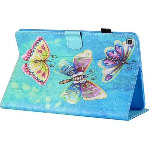 Flip PU Leather Case for Samsung Galaxy Tab A 8.0 2019 T290 T295 Funda Stand Cover with Pen Holder for Huawei Matepad T8