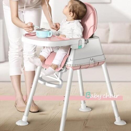 Baby dining chair for eating foldable portable home baby learning chair child multifunctional dining table and chair seat