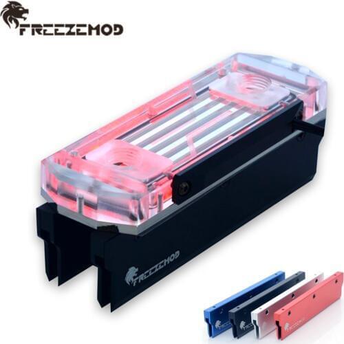 FREEZEMOD MEO-PM0A Memory Water Cooling Block Support 4 Memory Compatible With Pirate Ship Comb For MOD Watercooler Support RGB