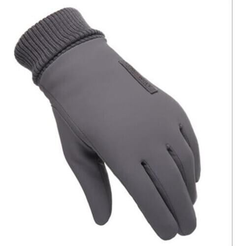 Mens And Womens Gloves Winter Plus Velvet Thick Windproof Waterproof Gloves Winter Outdoor Hiking And Cycling Warm Gloves