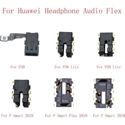 Earphone Headphone Audio Jack Flex Cable For Huawei P30 30 Lite P20 Lite P Smart 2019 2018 Mate 20 20 Lite Repair Parts