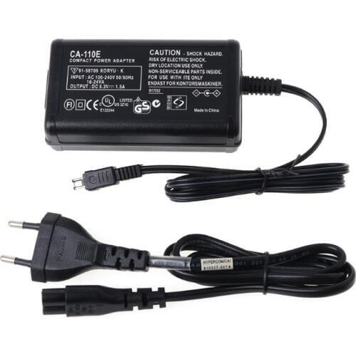 New For Canon CA-110 CA-110E Adapter Charger Power Supply For HF R26 R205 R200