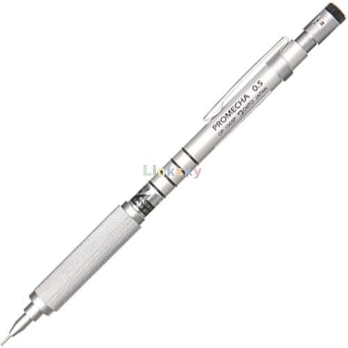 OHTO Super Promecha Drafting Pencil, 0.5mm (PM-1505P),All Metal Barrel, Knurled Metal Grip,Hand Drawing Engineering Drawing Pen