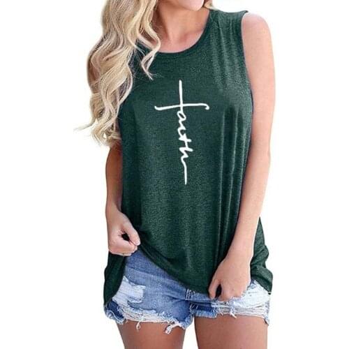 Sleeveless Letters Print O Neck Casual Vest T Shirt Women Summer Plus Size Streetwear Simplicity Loose Daily Holiday Tee Shirts