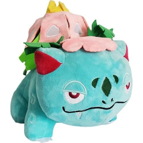 21cm TAKARA TOMY Pokemon Bulbasaur Ivysaur Plush Toys Soft Stuffed Animals Toys Doll Gifts for Children Kids
