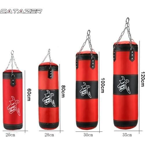 Professional Boxing Punching Bag Training Fitness With Hanging Kick Sandbag adults Gym Exercise empty-Heavy boxing bag