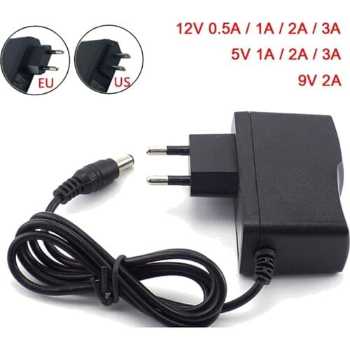 Manufacturing Price New 12V 1A 12V 1.5A 12V 2A Black Power Adapter Supply EU US UK AU Power plug for ONT TV Box