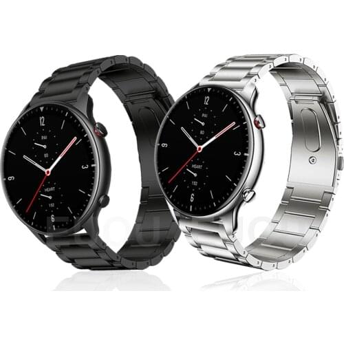 Strap For Xiaomi Huami Amazfit GTR 2 2e/GTR 47mm/Stratos 3 GTR2 Band Smartwatch Titanium Watchband Metal Bracelet Wristbands