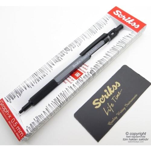 Scrikss Graph-x 0.5mm Anthracite | İsme Special Pen