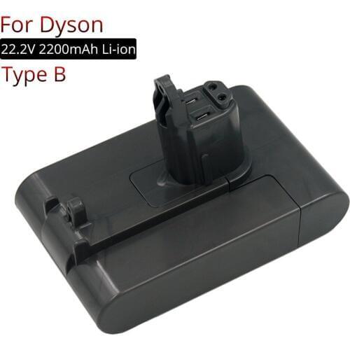 Vacuum Cleaners Replacement Rechargeable Battery 22.2V 2.2A Li-ion for Dyson DC31 DC34 DC35 DC44 animal DC45 Type B Batteries