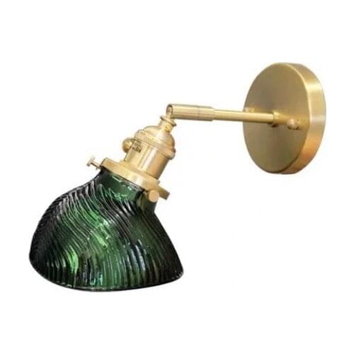 Nordice loft blue wall light nordic decoration home mirror light glass ball corridor living room dining room wall lamp