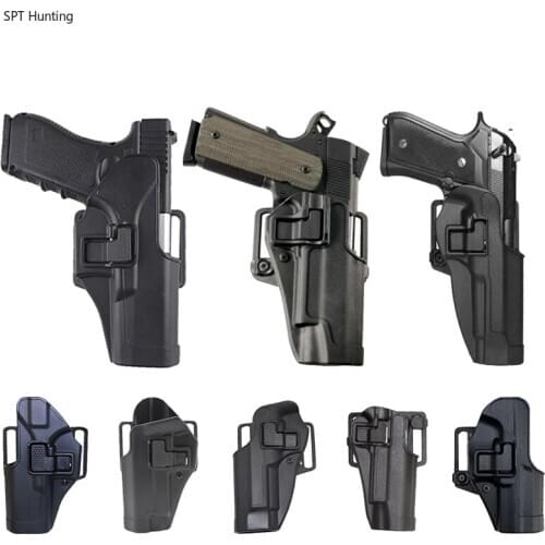 Left Right Hand Hunting Tactical Glock Holster For Glock 17 19 Beretta M9 Colt 1911 Sauer Usp Waist Belt Airsoft Pistol Holster