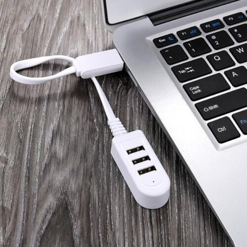 Hi-Speed Hub Adapter USB Hub Mini USB 2.0 3-Port Splitter For PC Laptop Notebook Receiver Computer Peripherals Accessories