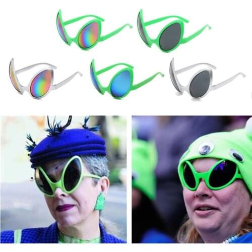 Funny Aliens Costume Glasses Rainbow Lenses ET Sunglasses Halloween Party Props Favors Accessories for Adults and Kid