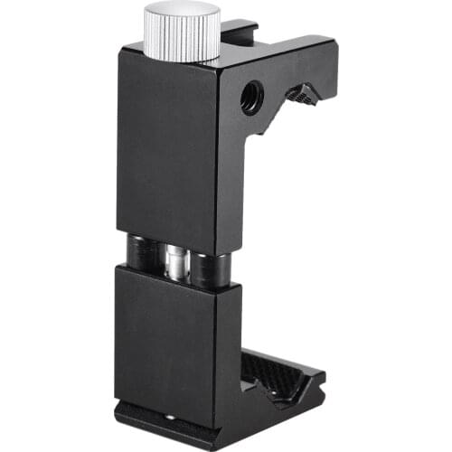 Phone Tripod Mount Clamp Universal Phone Holder Clip With 1/4 Inch Screw Hole for Selfie Vlogging