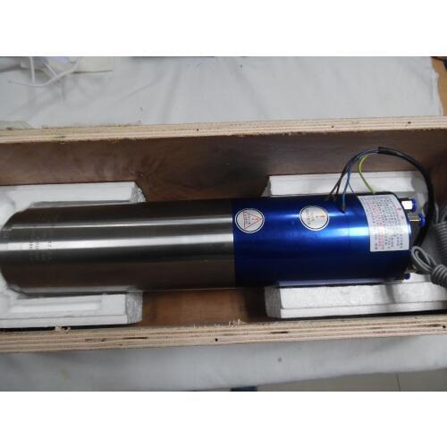 24000rpm 2.5KW 220V 8.8A 400Hz100*413mm ISO25 Water-cooled ATC Spindle Motor SDS100-25-24Z-2.5 for Matching Center