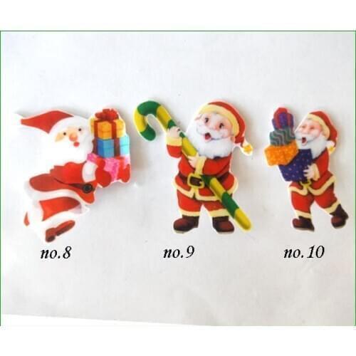500 BLESSING Good Girl 2.75" Hair Clip Father Christmas Wholesale Santa Claus Christmas Boots