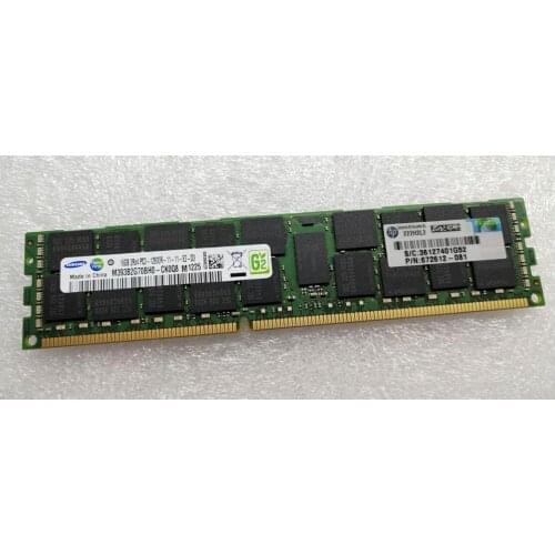 672612-081 684031-001 672631-B21 16G 2RX4 PC3-12800R DDR3-1600 ECC REG